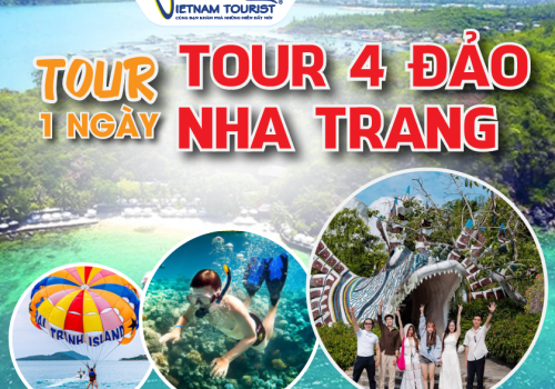TOUR 4 ĐẢO NHA TRANG 1 NGÀY