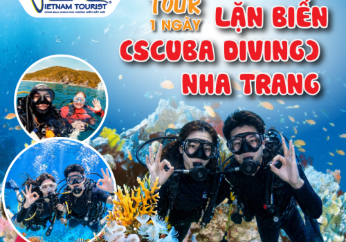 TOUR LẶN BIỂN (SCUBA DIVING) - KHÁM PHÁ SAN HÔ NHA TRANG 1 NGÀY
