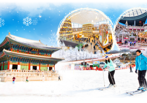 TOUR HÀN QUỐC SEOUL - NAMI ISLAND – TRƯỢT TUYẾT – LOTTE WORLD
