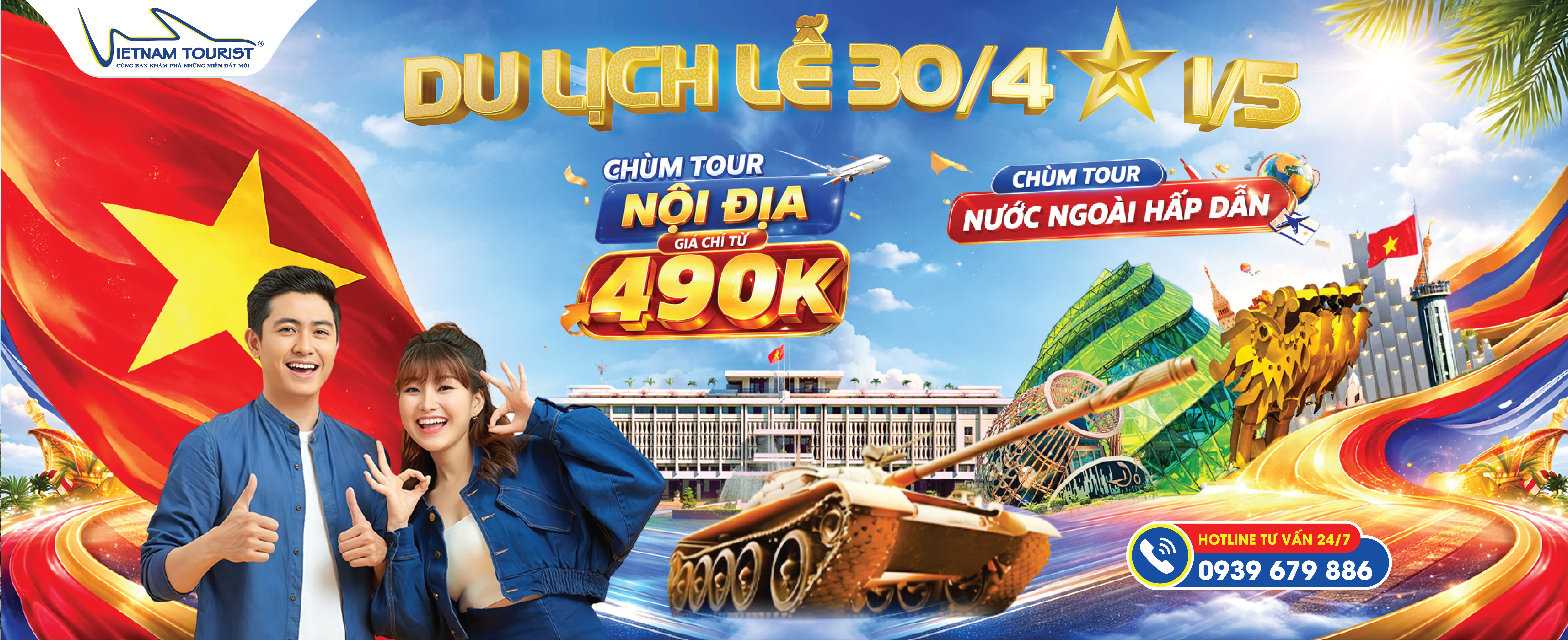 CHÙM TOUR LỄ 30/4 -1/5